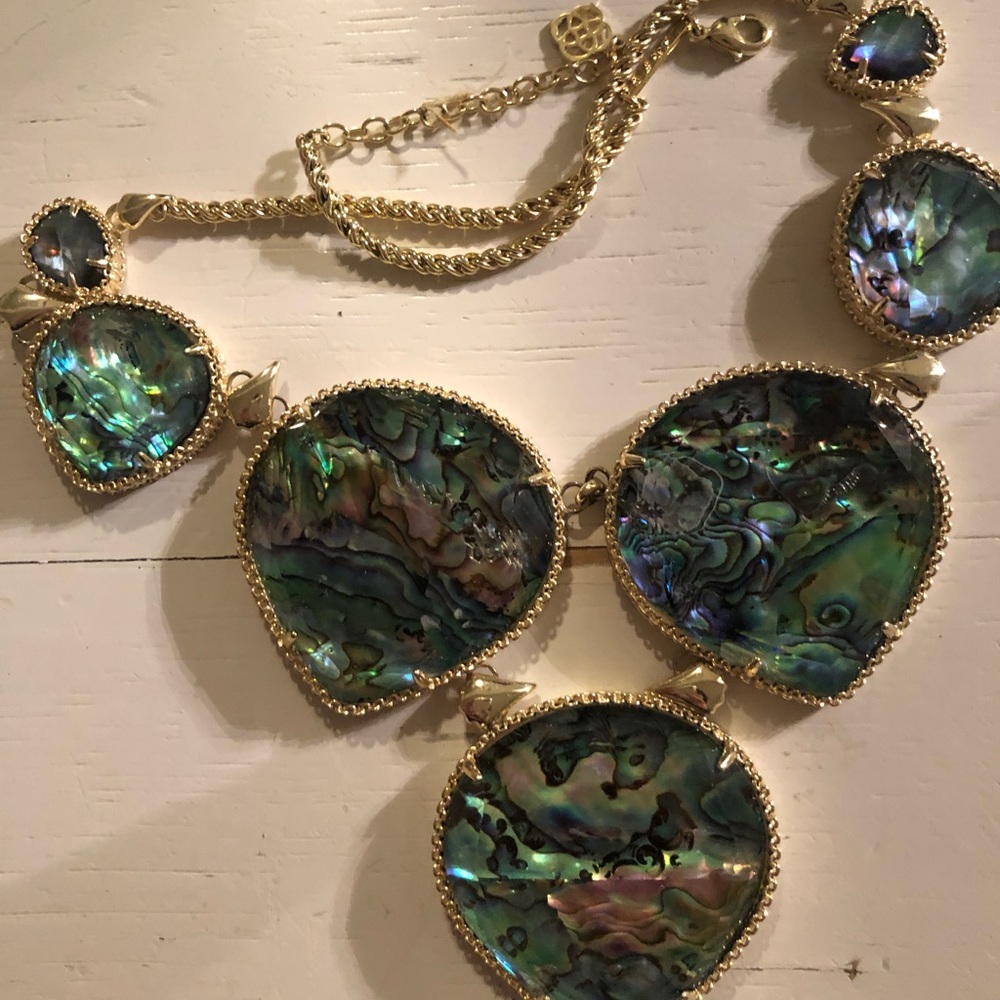Abalone Shell Kendra Scott Statement Necklace